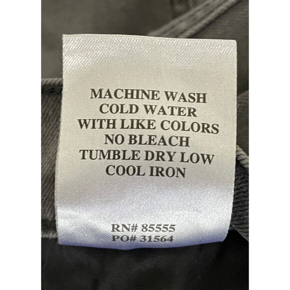 Daze Go Getter Cargo Jeans Roadtrip Grey Size 27 High Rise Flare Y2K Streetwear - Picture 15 of 15